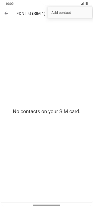 Press Add contact. Press Add contact.
