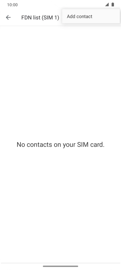 Press Add contact. Press Add contact.