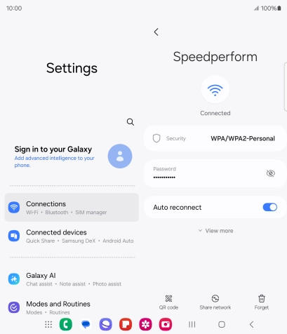 Press QR code. Press QR code.