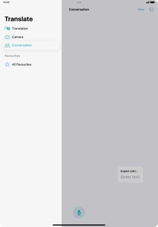 Press anywhere on the screen.