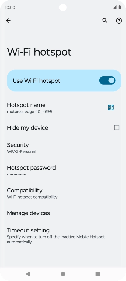 Press the Home key to return to the home screen.
