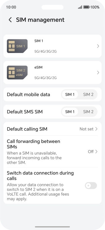 Press the required price plan.