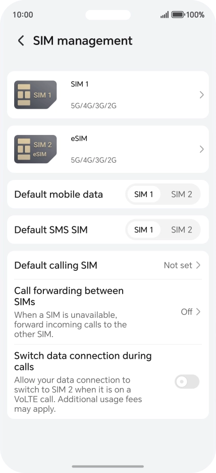 Press the required price plan.