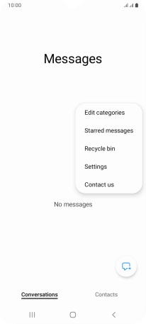 Press Settings. Press Settings.