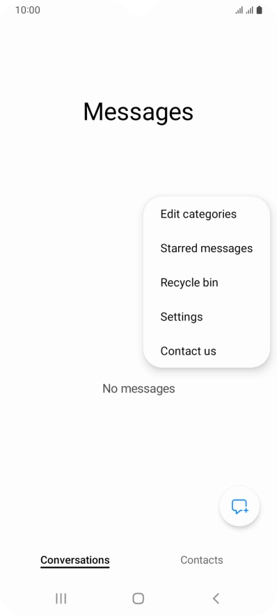 Press Settings. Press Settings.