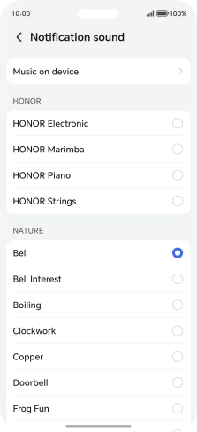 Press the required message tones to hear them. Press the required message tones to hear them.