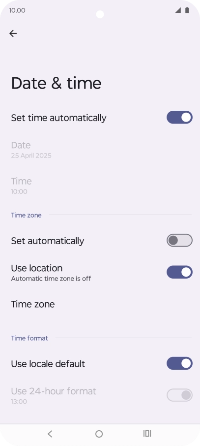 Press the indicator next to Press the indicator next to
