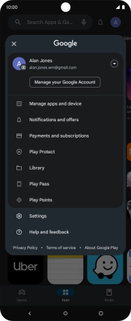 Press Manage apps and device.