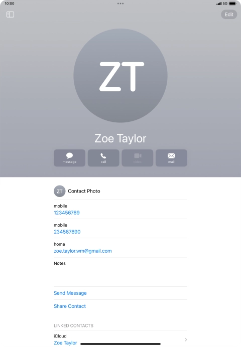 Slide your finger upwards starting from the bottom of the screen to return to the home screen.