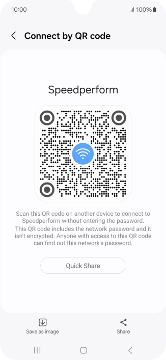 Place the QR code inside the camera frame on the other device to scan the code.