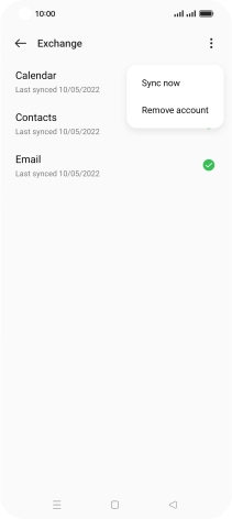 Press Remove account.