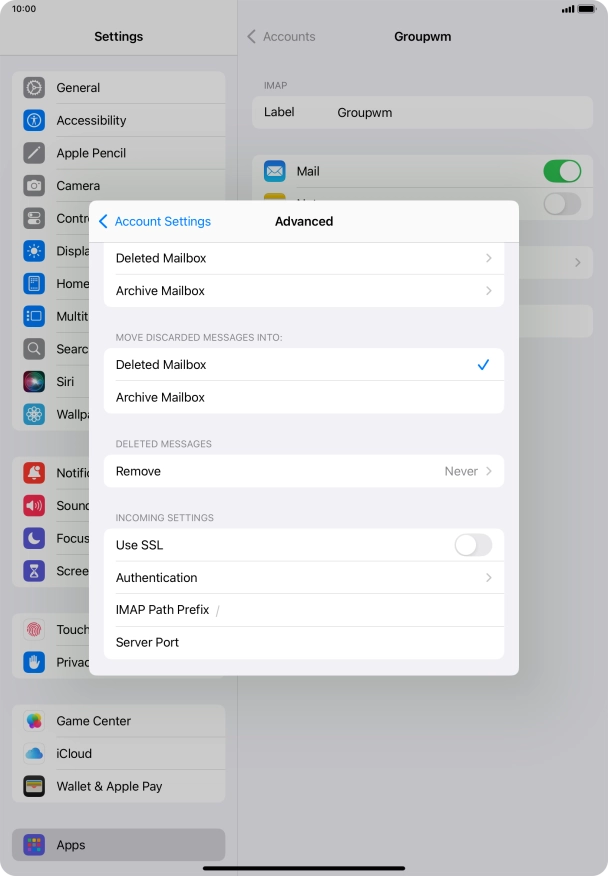 Press the indicator next to Press the indicator next to