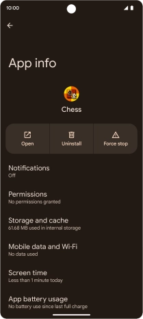 Press Storage and cache.