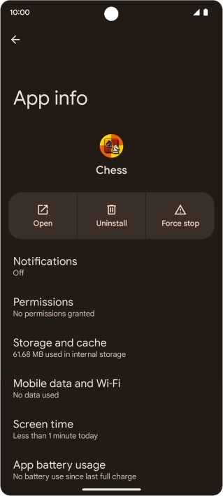 Press Storage and cache.