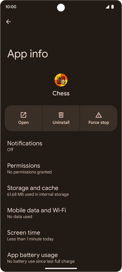 Press Storage and cache.