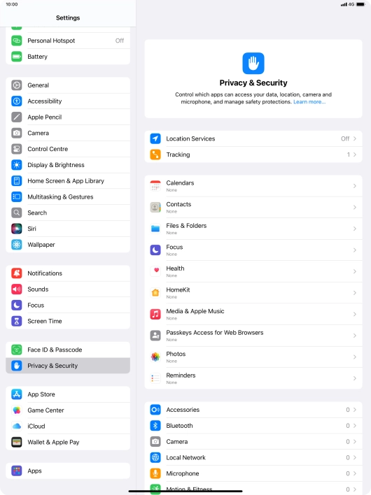 Press Location Services. Press Location Services.