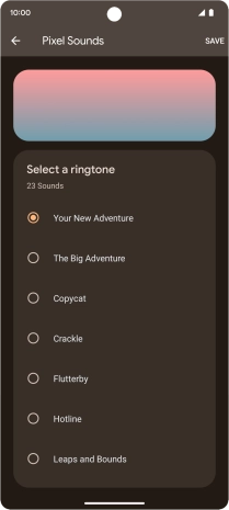 Press the required ring tones to hear them.