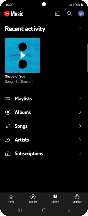 Press the required category and go to the required audio file. Press the required category and go to the required audio file.