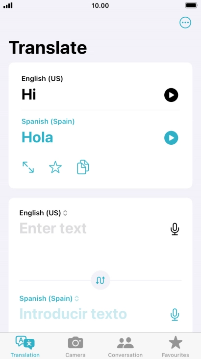 Press the full screen icon.
