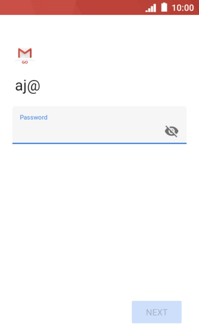 Press the field below 