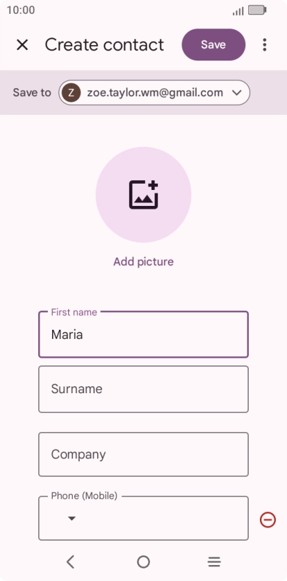 Press Surname and key in the required last name.