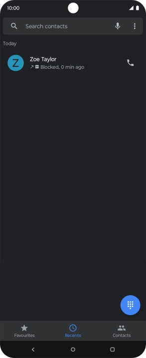 Press the Home key to return to the home screen.
