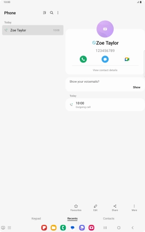 Press the Home key to return to the home screen.