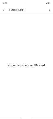 Press the menu icon.