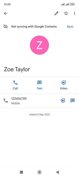 Press the Home key to return to the home screen.