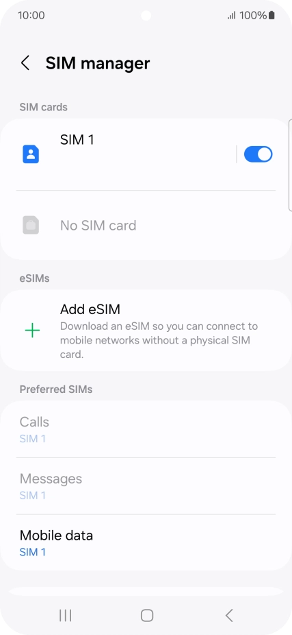 Press Add eSIM. Press Add eSIM.