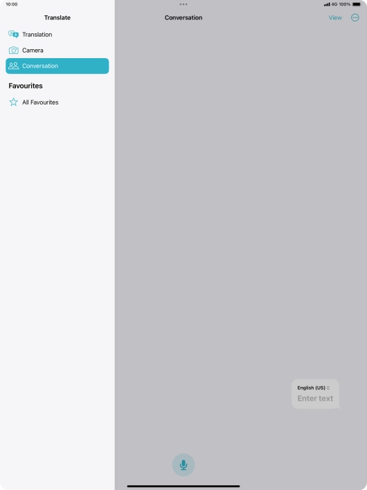 Press anywhere on the screen.