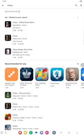 Press the required app.