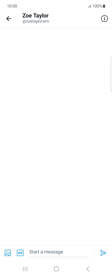 Press the text input field.