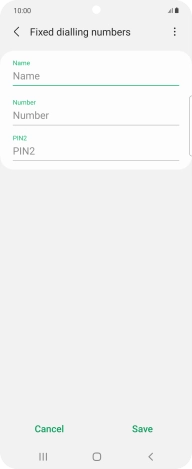 Press the field below 