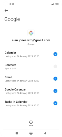 Press the field next to 