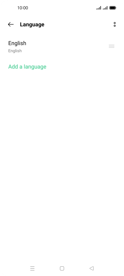 Press Add a language.