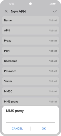 Key in 212.183.137.012 and press OK.
