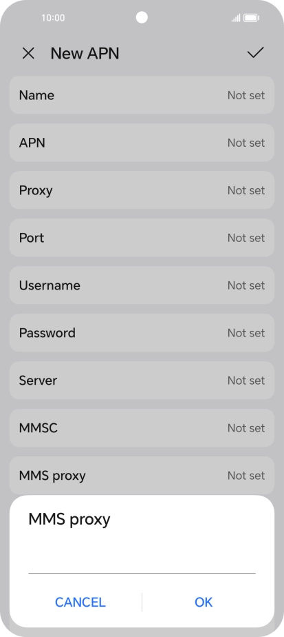 Key in 212.183.137.012 and press OK.