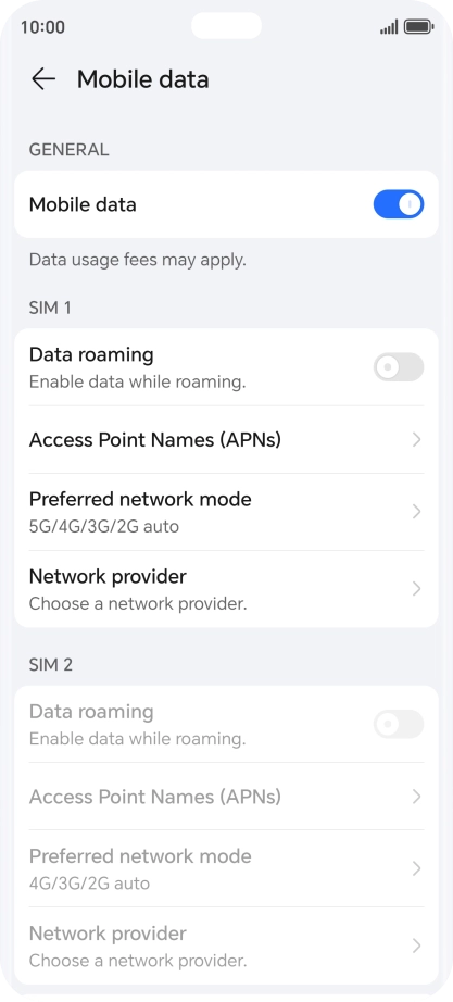 Press the indicator next to Press the indicator next to