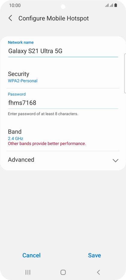 Press the field below Press the field below