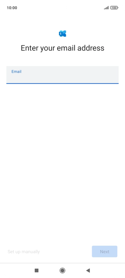 Press the field below 