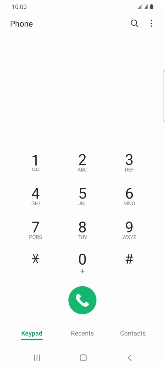 Press the menu icon. Press the menu icon.