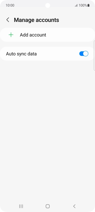 Press Add account. Press Add account.