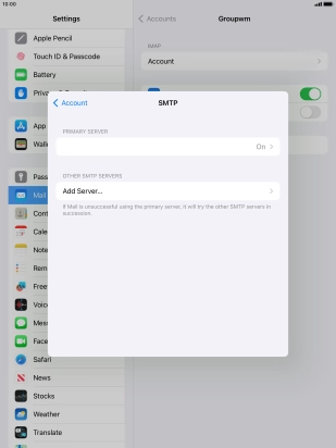 Press the field below 