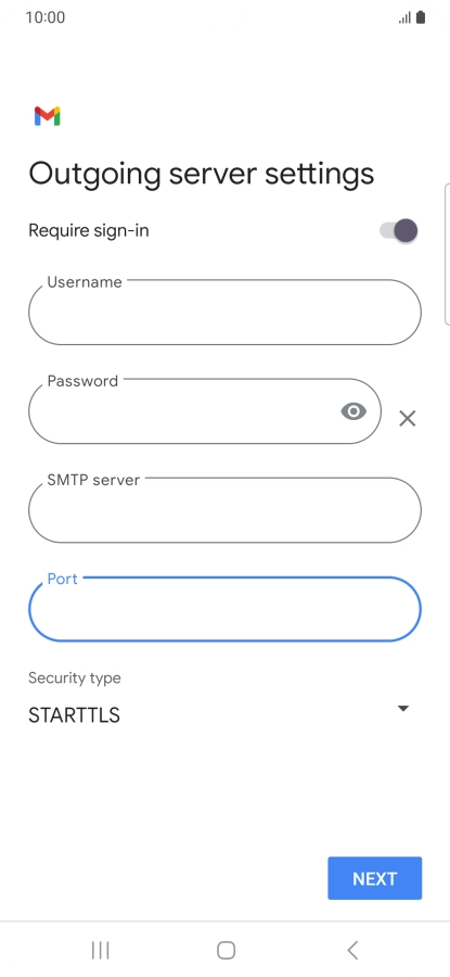 Press the drop down list below 
