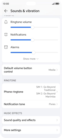 Press Phone ringtone.