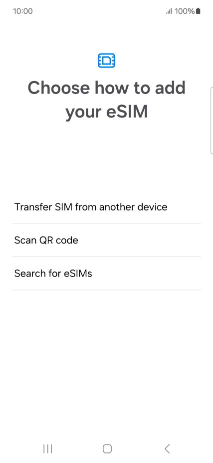 Press Scan QR code. Press Scan QR code.