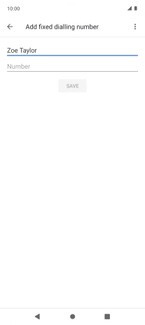 Press Number and key in the required phone number. Press Number and key in the required phone number.