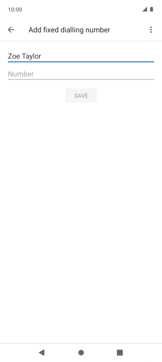 Press Number and key in the required phone number. Press Number and key in the required phone number.