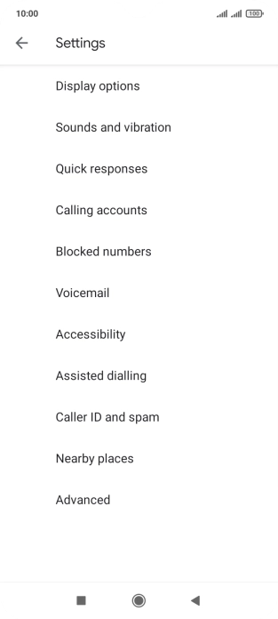 Press Calling accounts. Press Calling accounts.
